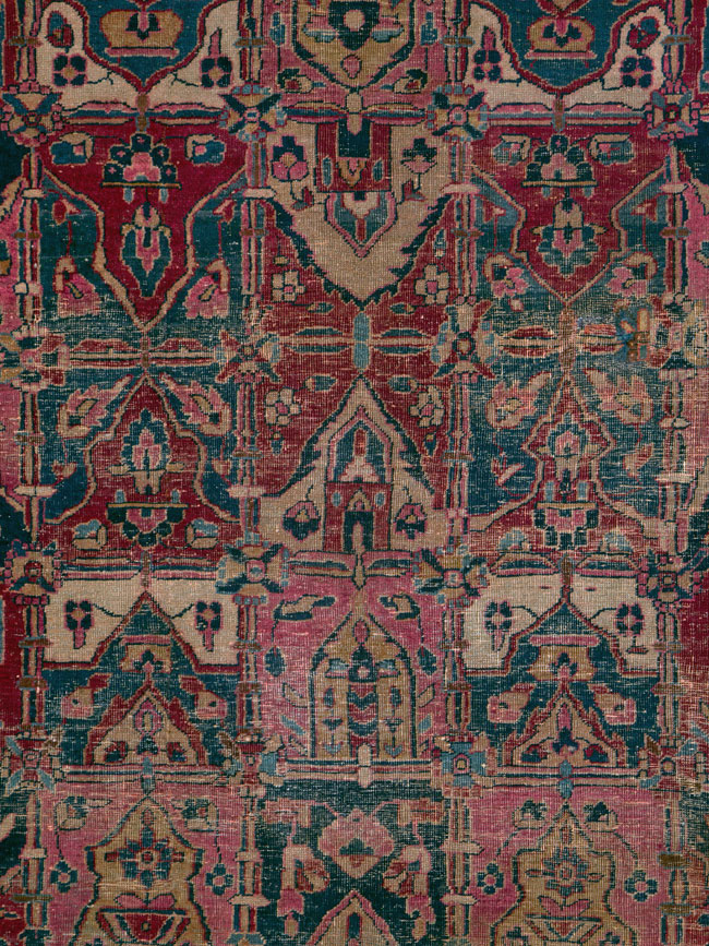 Antique Indian Lahore Carpet, No.26629 - Galerie Shabab