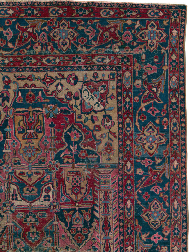 Antique Indian Lahore Carpet, No.26629 - Galerie Shabab