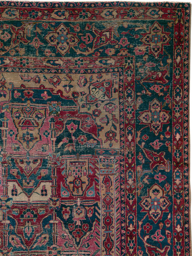 Antique Indian Lahore Carpet, No.26629 - Galerie Shabab
