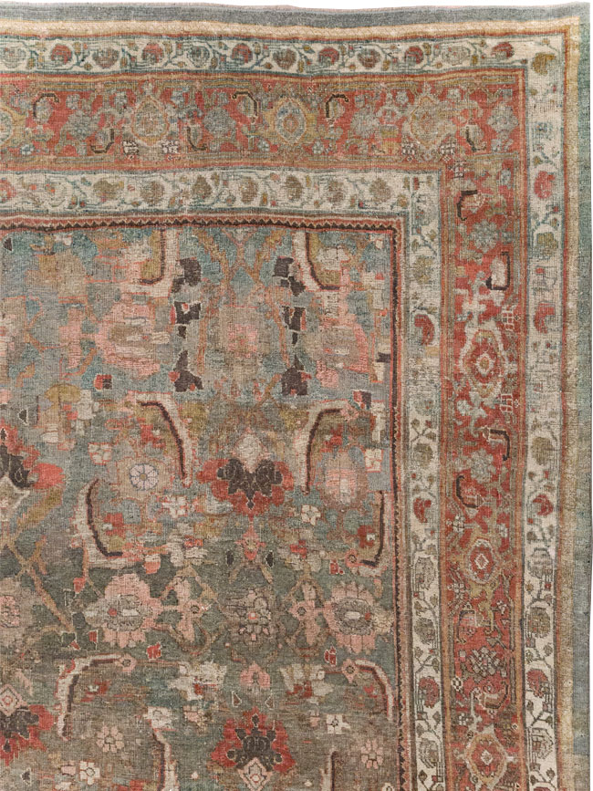 Antique Persian Bidjar Room Size Carpet, No.26631 - Galerie Shabab