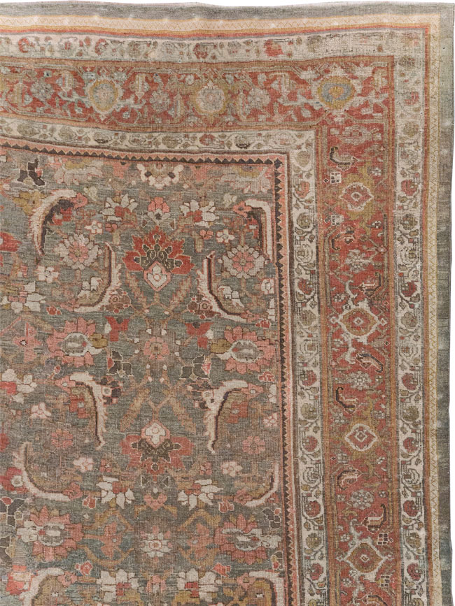 Antique Persian Bidjar Room Size Carpet, No.26631 - Galerie Shabab