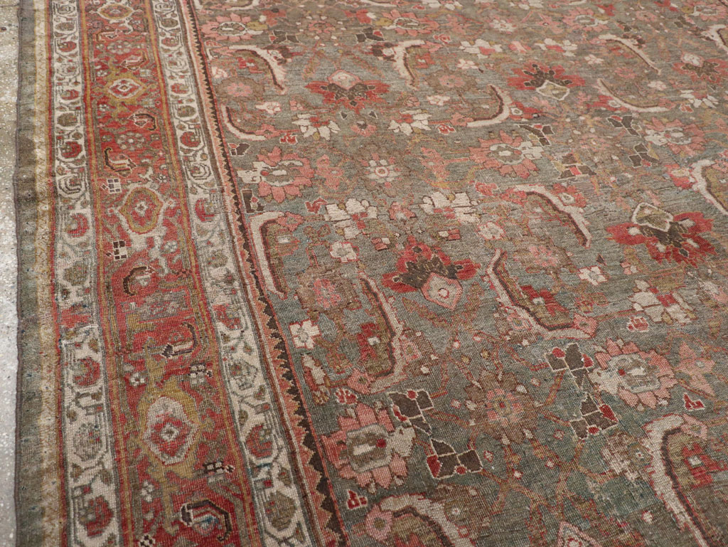 Antique Persian Bidjar Room Size Carpet, No.26631 - Galerie Shabab
