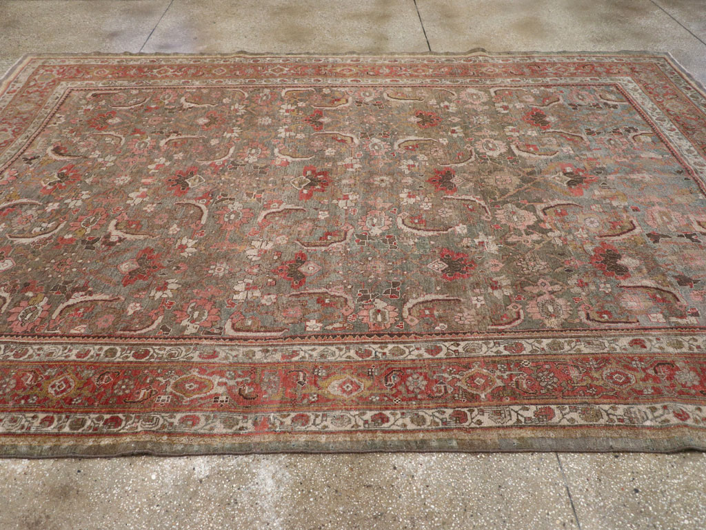 Antique Persian Bidjar Room Size Carpet, No.26631 - Galerie Shabab