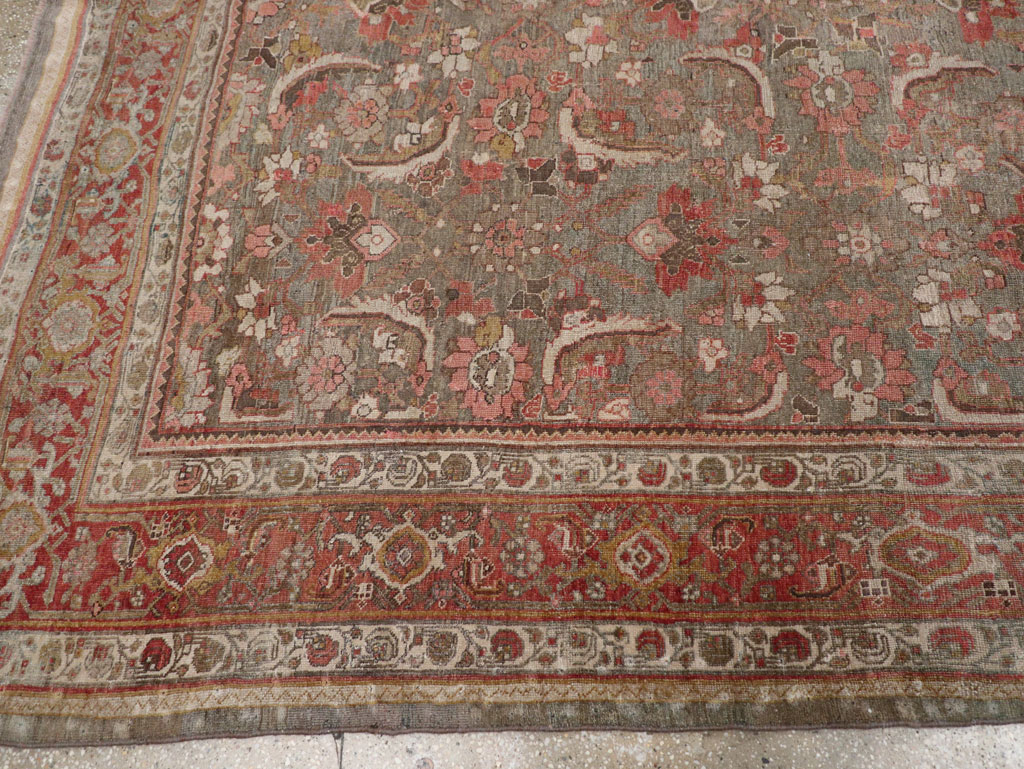 Antique Persian Bidjar Room Size Carpet, No.26631 - Galerie Shabab