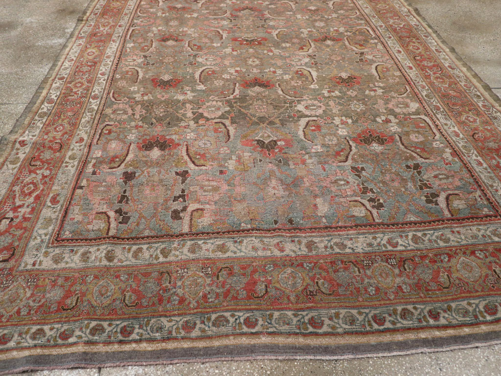Antique Persian Bidjar Room Size Carpet, No.26631 - Galerie Shabab