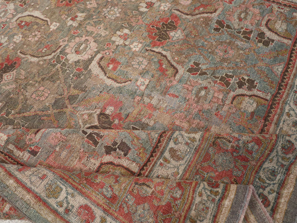 Antique Persian Bidjar Room Size Carpet, No.26631 - Galerie Shabab