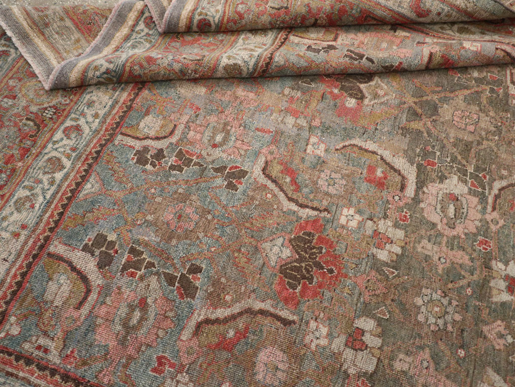 Antique Persian Bidjar Room Size Carpet, No.26631 - Galerie Shabab