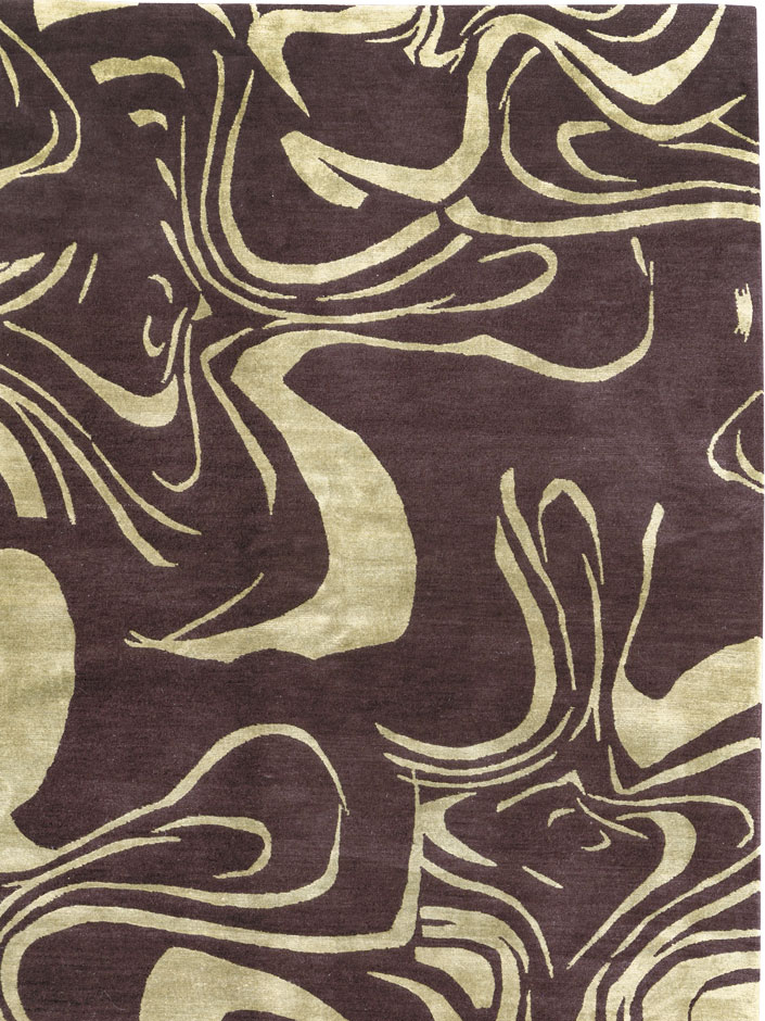 Modern Tibetan Carpet, No.26632 - Galerie Shabab