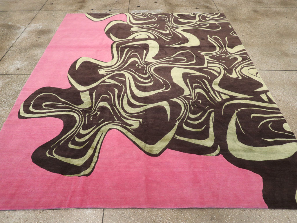 Modern Tibetan Carpet, No.26632 - Galerie Shabab