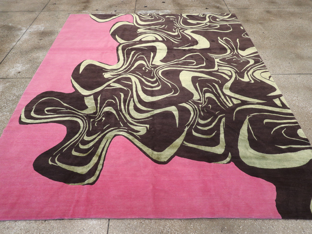 Modern Tibetan Carpet, No.26632 - Galerie Shabab