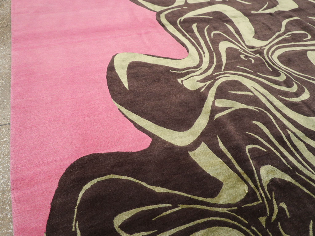 Modern Tibetan Carpet, No.26632 - Galerie Shabab