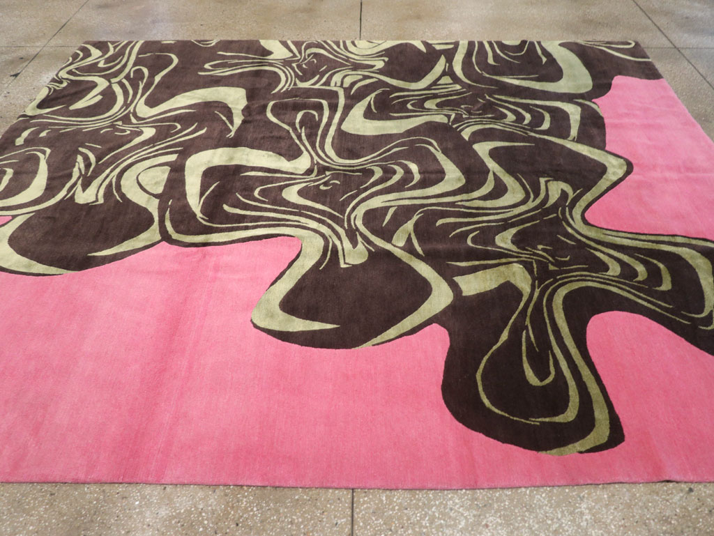 Modern Tibetan Carpet, No.26632 - Galerie Shabab