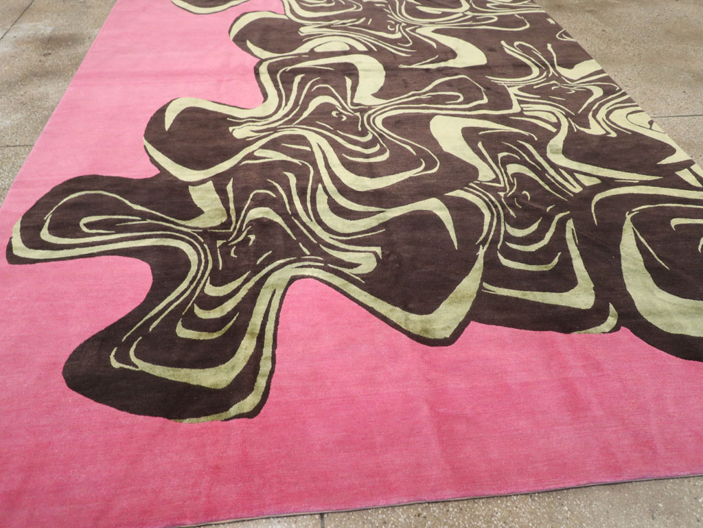 Modern Tibetan Carpet, No.26632 - Galerie Shabab