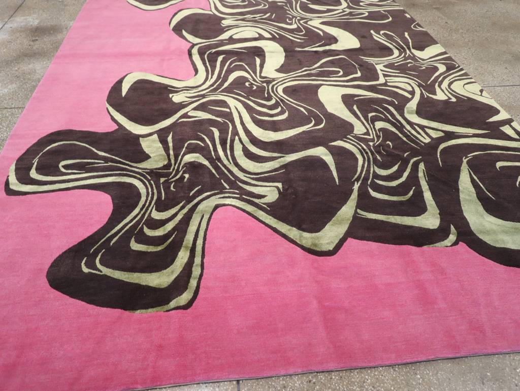 Modern Tibetan Carpet, No.26632 - Galerie Shabab