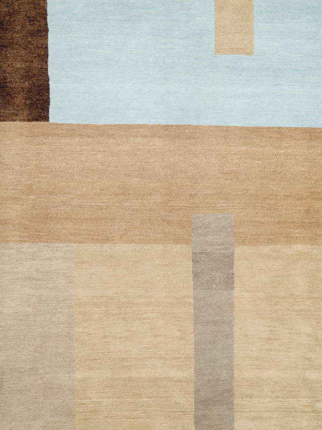 Contemporary Tibetan Art Deco Inspired Room Size Carpet, No.26634 - Galerie Shabab