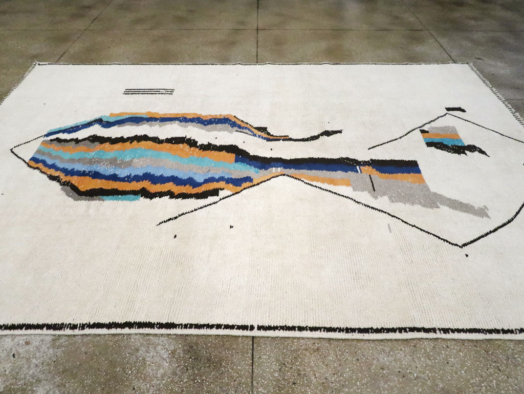 Modern Moroccan Capet, No.26643 - Galerie Shabab