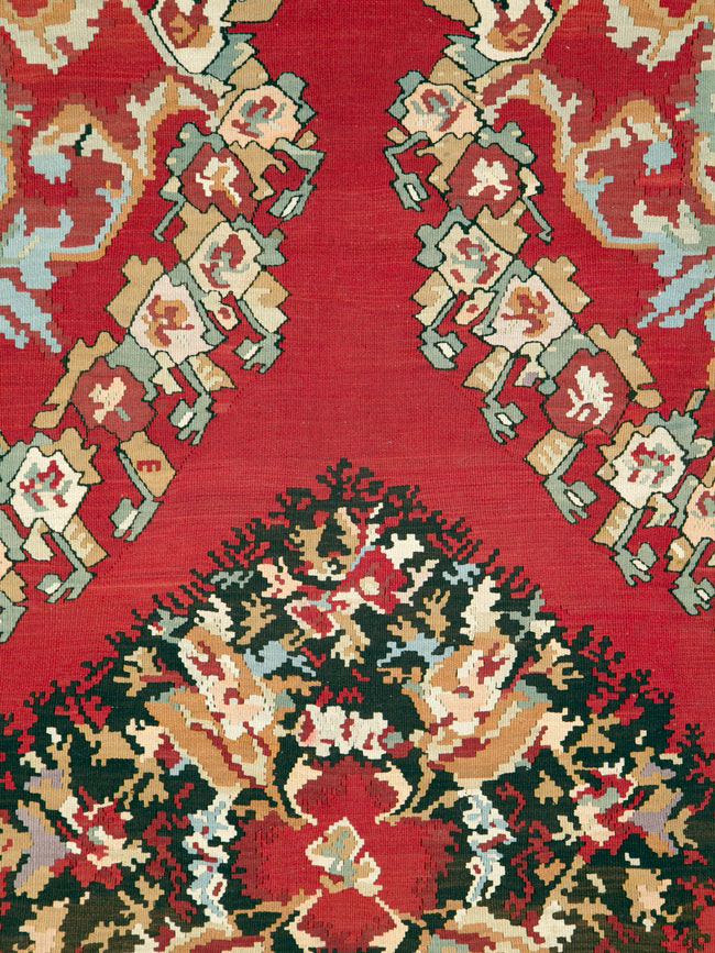 Vintage Russian Bessarabian Kilim, No.26648 - Galerie Shabab