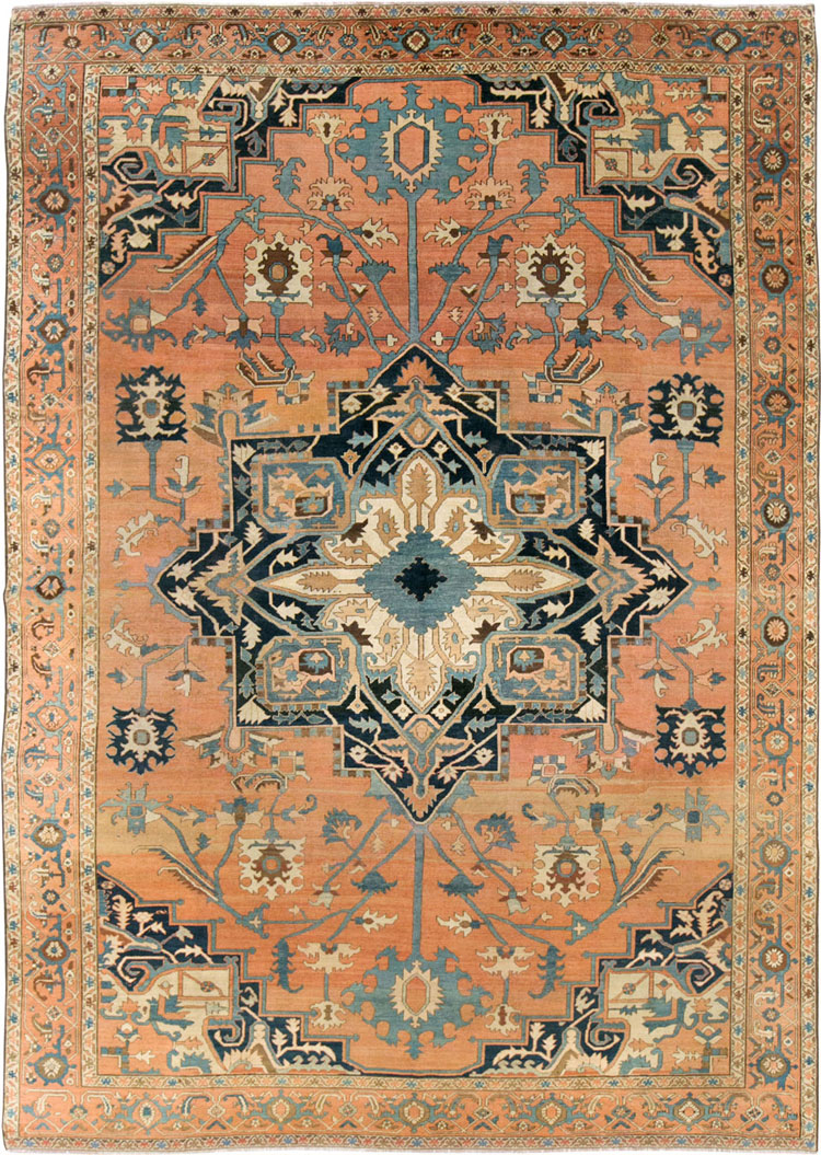 Antique Persian Serapi Carpet, No.26656 - Galerie Shabab