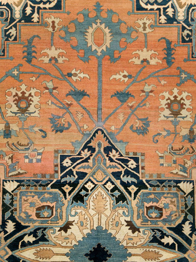 Antique Persian Serapi Carpet, No.26656 - Galerie Shabab