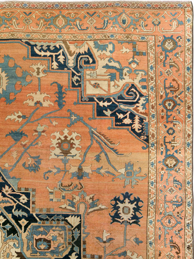 Antique Persian Serapi Carpet, No.26656 - Galerie Shabab
