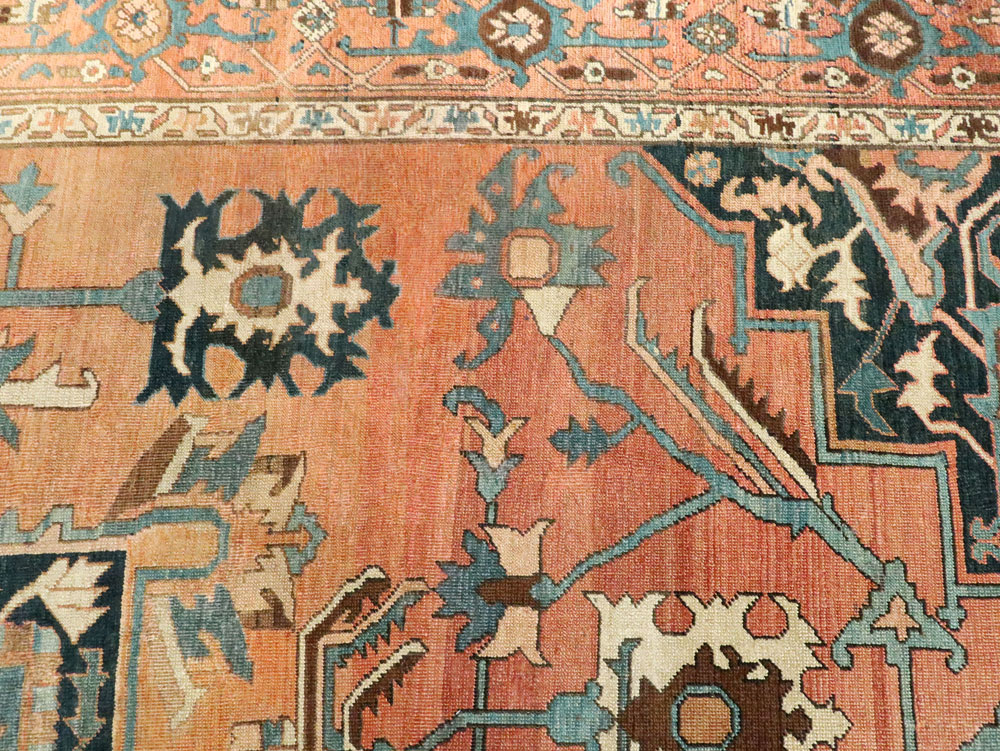 Antique Persian Serapi Carpet, No.26656 - Galerie Shabab