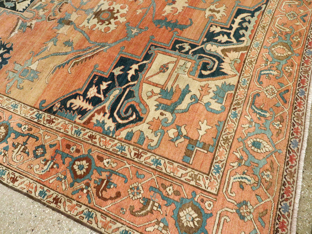 Antique Persian Serapi Carpet, No.26656 - Galerie Shabab