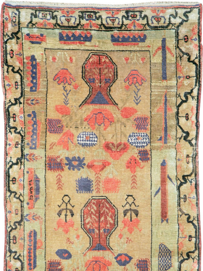 Vintage East Turkestan Khotan Runner, No.26672 - Galerie Shabab