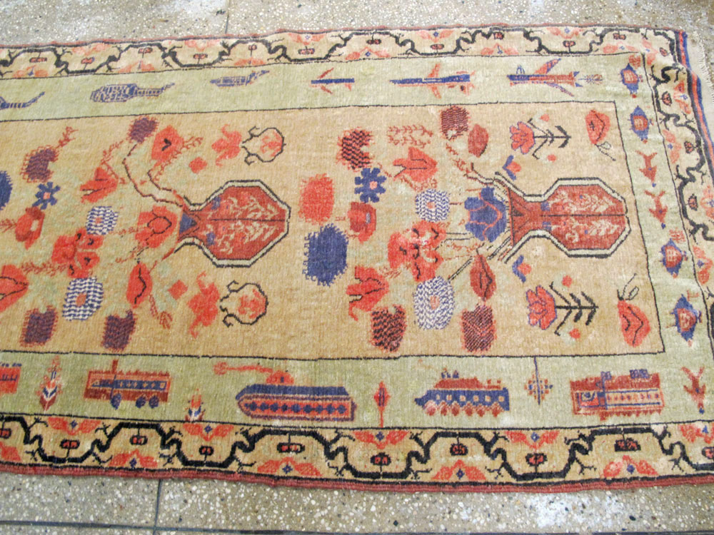 Vintage East Turkestan Khotan Runner, No.26672 - Galerie Shabab