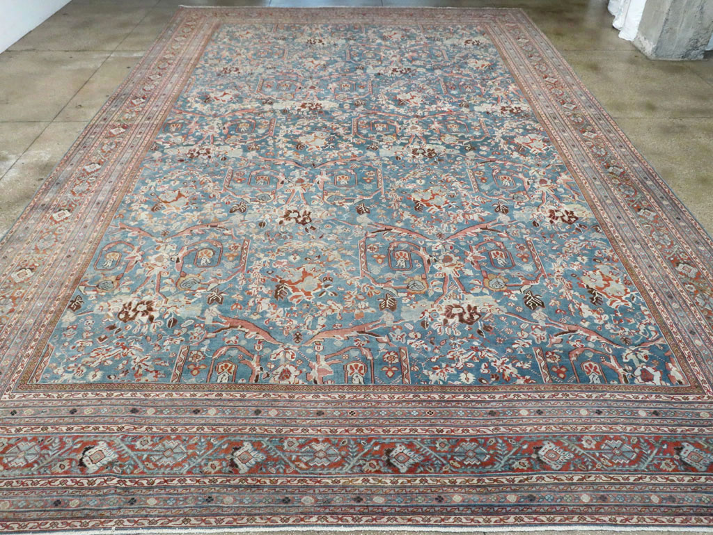 Vintage Persian Mahal Oversize Carpet, No.26673 - Galerie Shabab