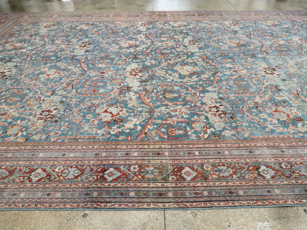 Vintage Persian Mahal Oversize Carpet, No.26673 - Galerie Shabab