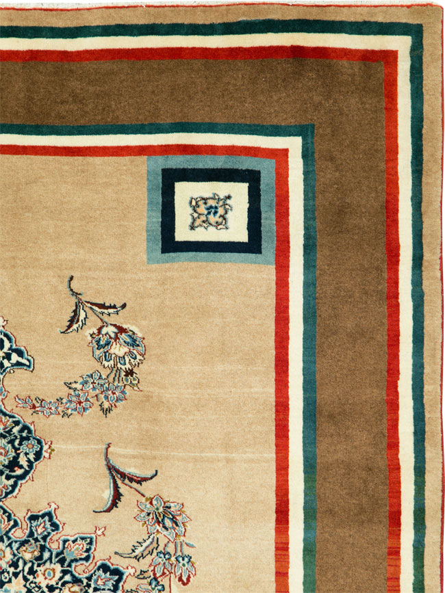 Vintage Persian Isfahan Rug, No.26678 - Galerie Shabab