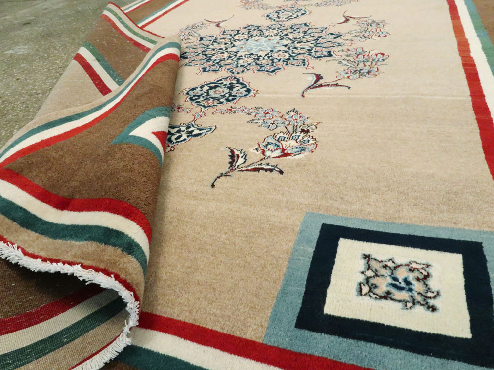 Vintage Persian Isfahan Rug, No.26678 - Galerie Shabab