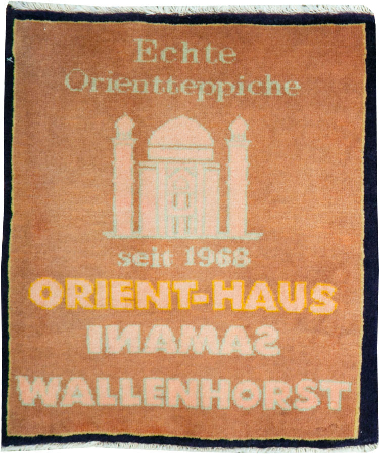 Vintage Persian Kashan Pictorial Rug, No.26684 - Galerie Shabab