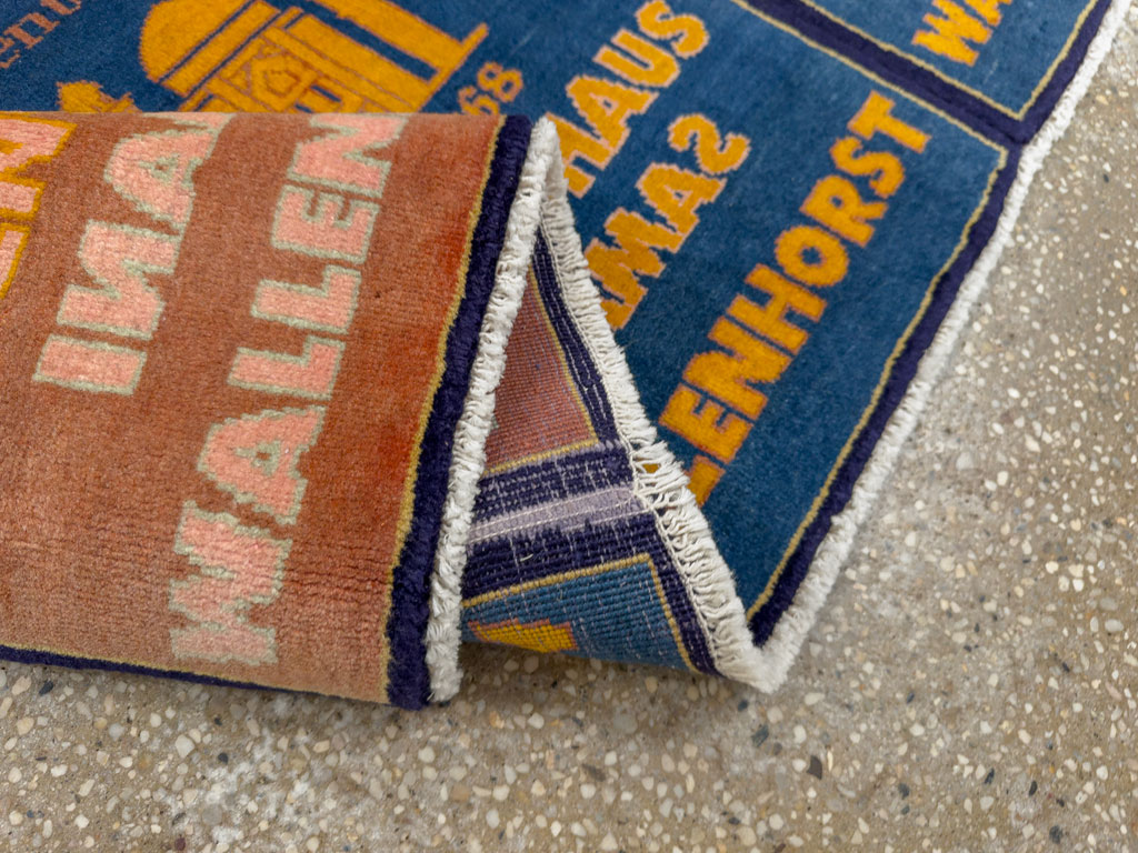 Vintage Persian Kashan Pictorial Rug, No.26684 - Galerie Shabab