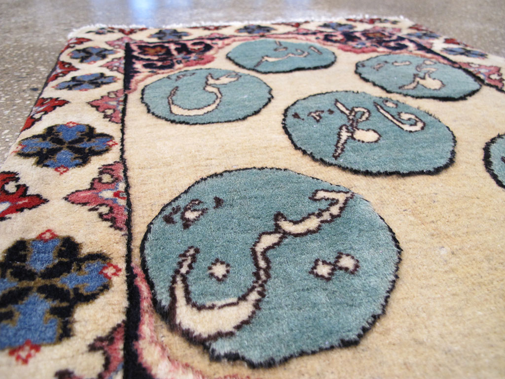 Vintage Persian Tabriz Pictorial Rug (Pair: 1 of 2), No.26689 - Galerie Shabab