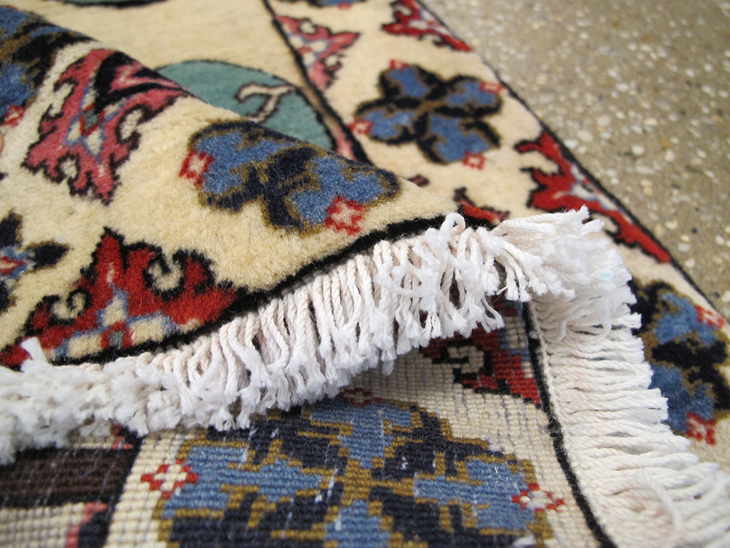 Vintage Persian Tabriz Pictorial Rug (Pair: 1 of 2), No.26689 - Galerie Shabab