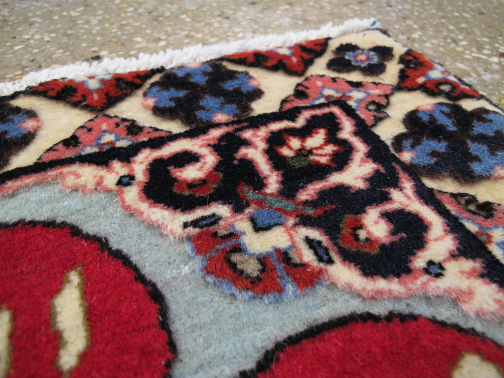 Vintage Persian Tabriz Pictorial Rug, No.26690 - Galerie Shabab