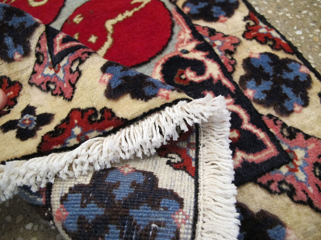 Vintage Persian Tabriz Pictorial Rug (Pair: 2 of 2), No.26690 - Galerie Shabab