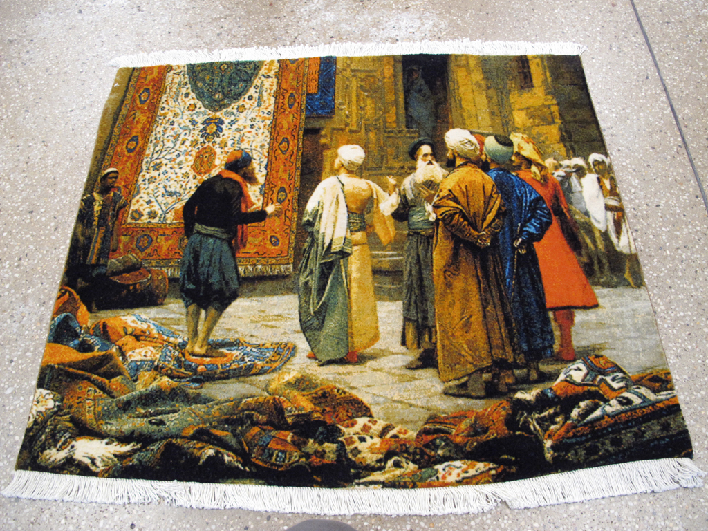 Persian Tabriz Pictorial Rug, No.26691 - Galerie Shabab