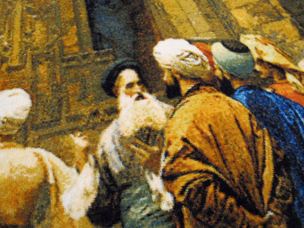 Persian Tabriz Pictorial Rug, No.26691 - Galerie Shabab