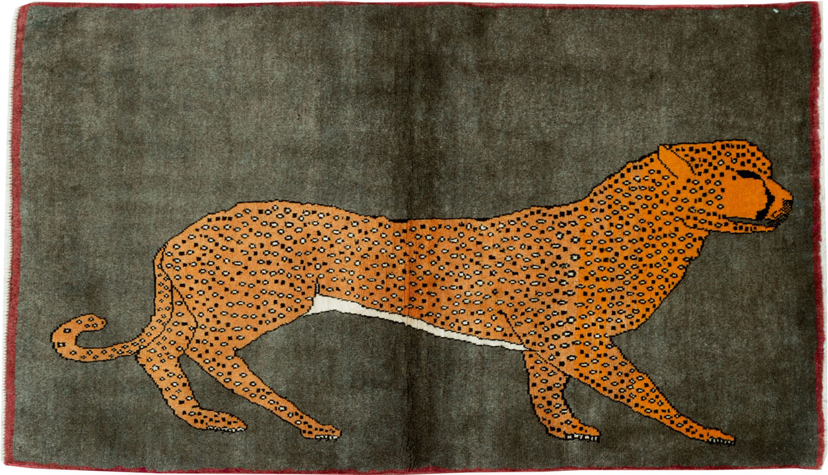 Vintage Persian Gabbeh Rug, No.26692 - Galerie Shabab