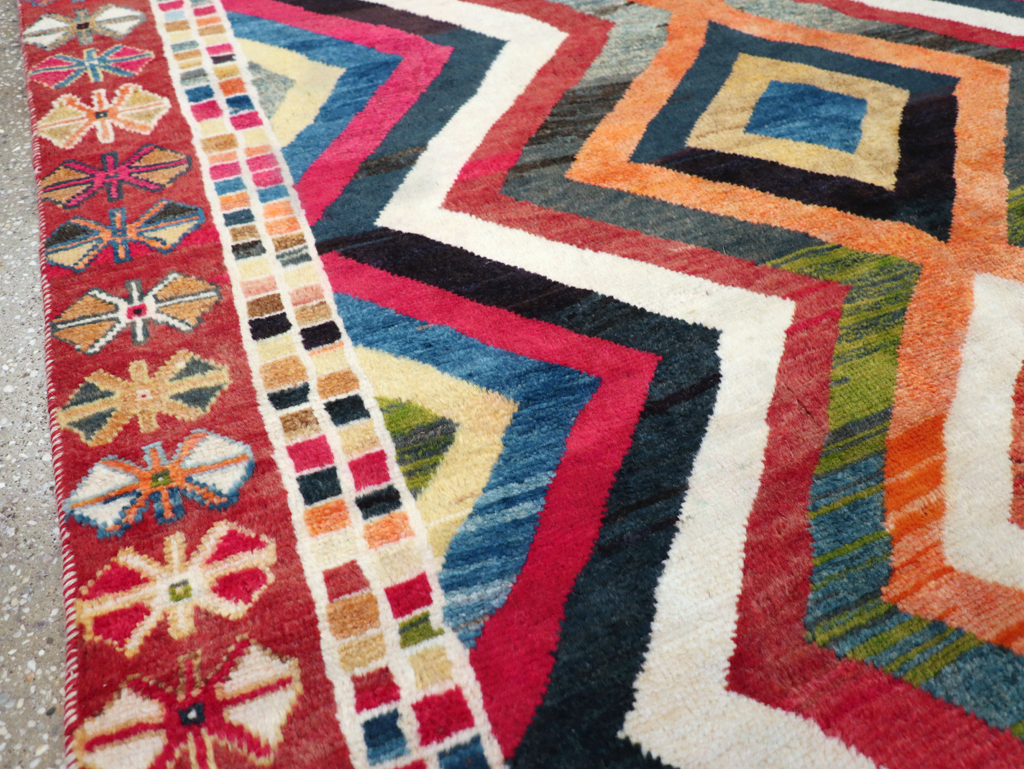 Vintage Persian Gabbeh Rug, No.26701 - Galerie Shabab