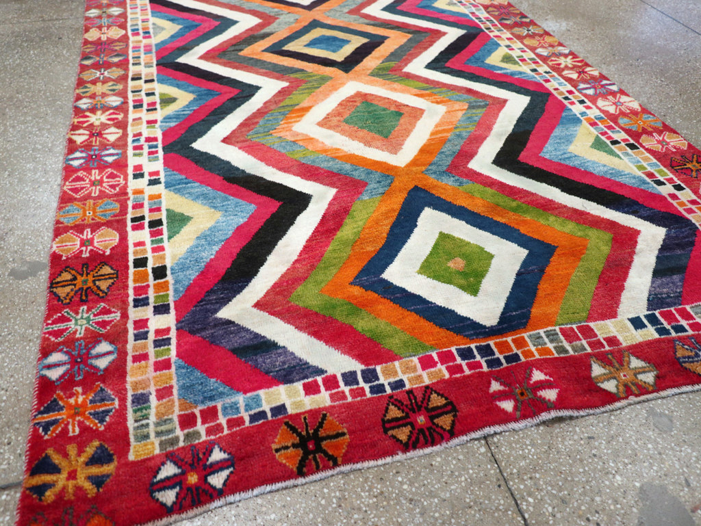 Vintage Persian Gabbeh Rug, No.26701 - Galerie Shabab