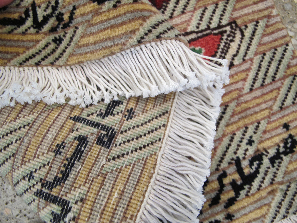 Vintage Persian Tabriz Pictorial Rug (Pair: 1 of 2), No.26706 - Galerie Shabab