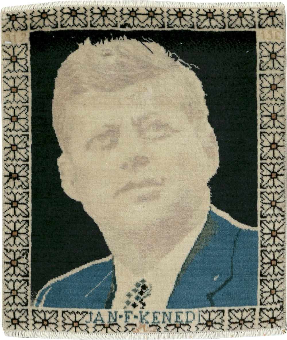 Vintage Persian Tabriz Pictorial Rug (Pair: 1 of 2), No.26709 - Galerie Shabab