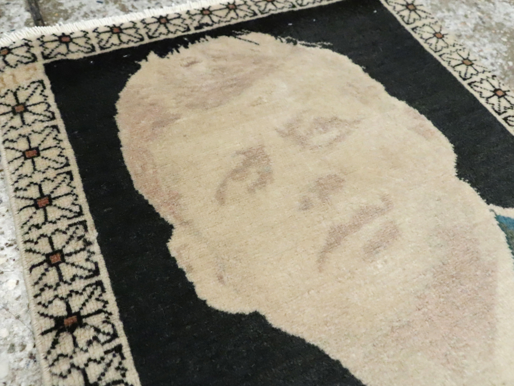 Vintage Persian Tabriz Pictorial Rug (Pair: 1 of 2), No.26709 - Galerie Shabab