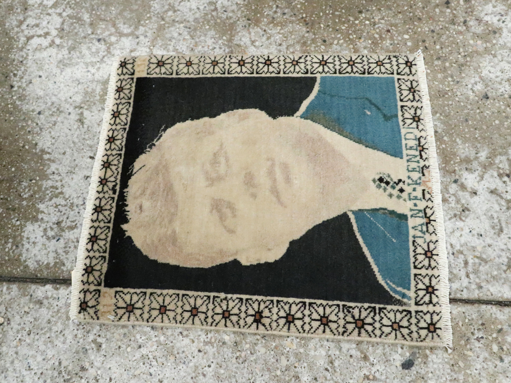 Vintage Persian Tabriz Pictorial Rug (Pair: 1 of 2), No.26709 - Galerie Shabab