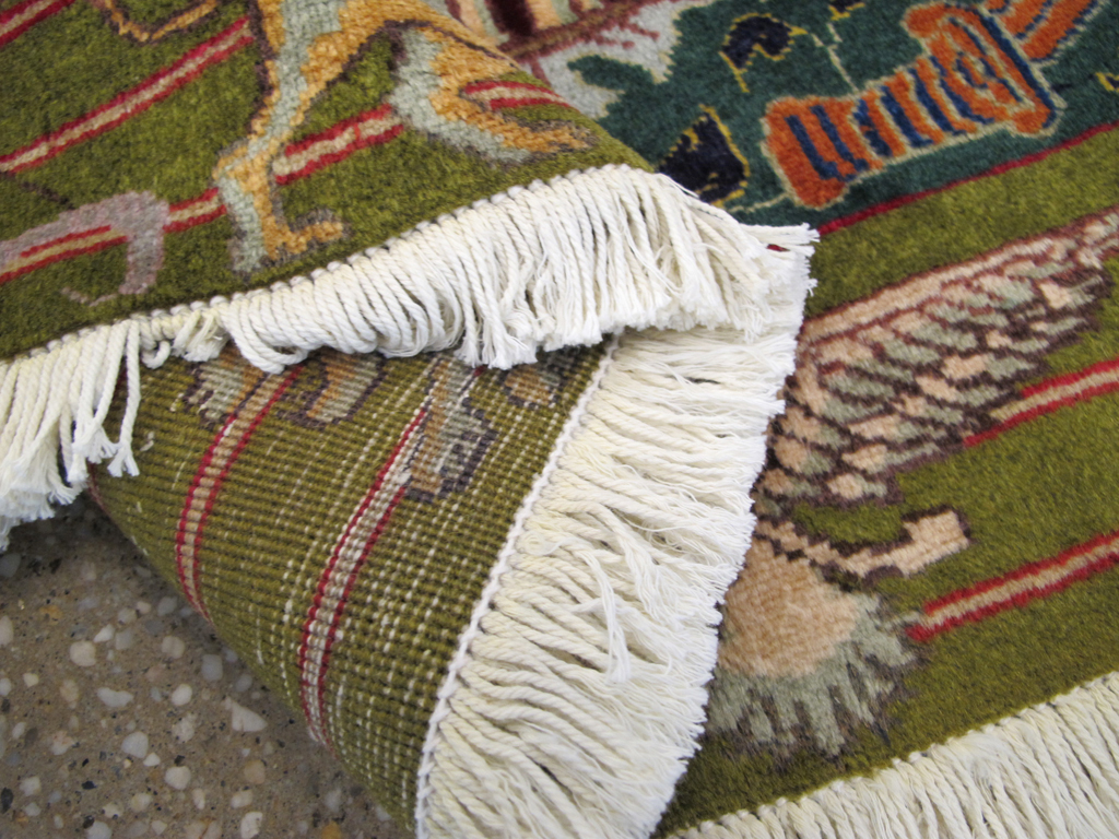 Vintage Persian Tabriz Pictorial Rug, No.26715 - Galerie Shabab