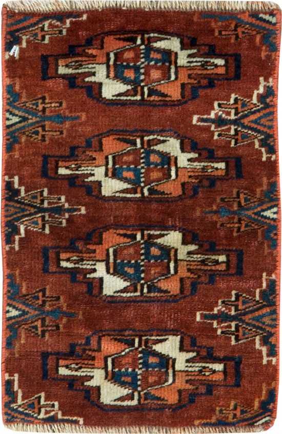 Vintage Persian Baluch Tribal Throw Rug (Pair: 1 of 2), No.26716 - Galerie Shabab