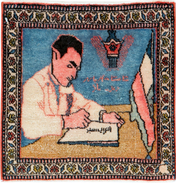 Antique Persian Tabriz Pictorial Rug (Pair: 1 of 2), No.26722 - Galerie Shabab